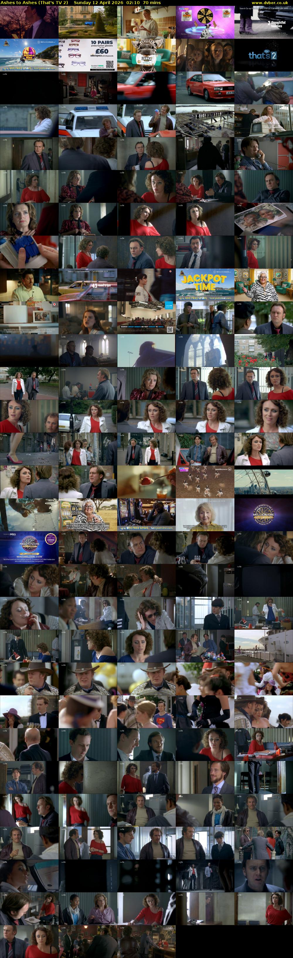 Ashes to Ashes (That's TV 2) Sunday 12 April 2026 02:10 - 03:20