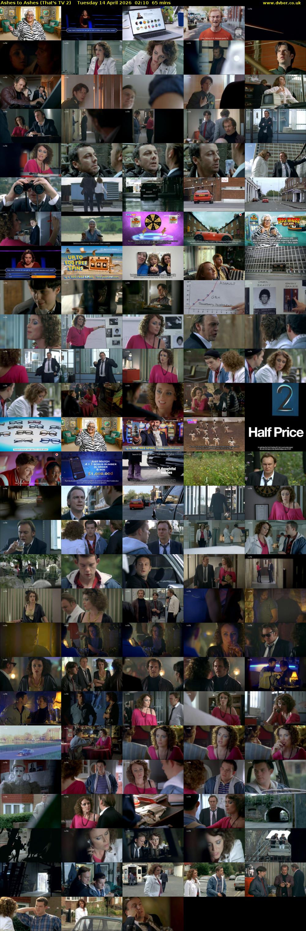 Ashes to Ashes (That's TV 2) Tuesday 14 April 2026 02:10 - 03:15