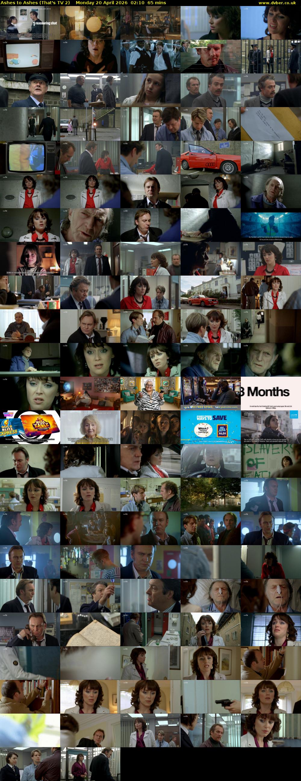 Ashes to Ashes (That's TV 2) Monday 20 April 2026 02:10 - 03:15
