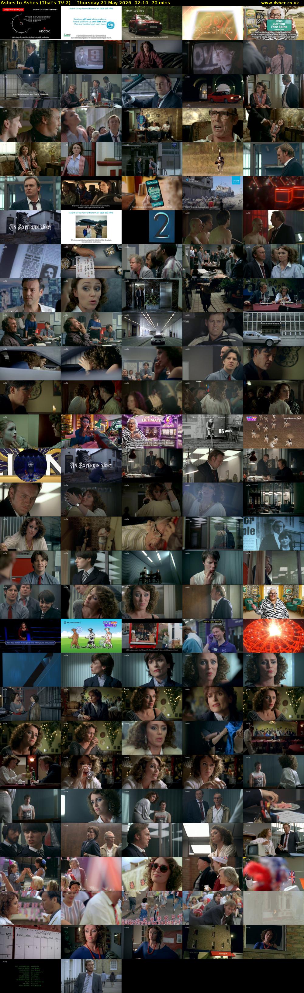 Ashes to Ashes (That's TV 2) Thursday 21 May 2026 02:10 - 03:20