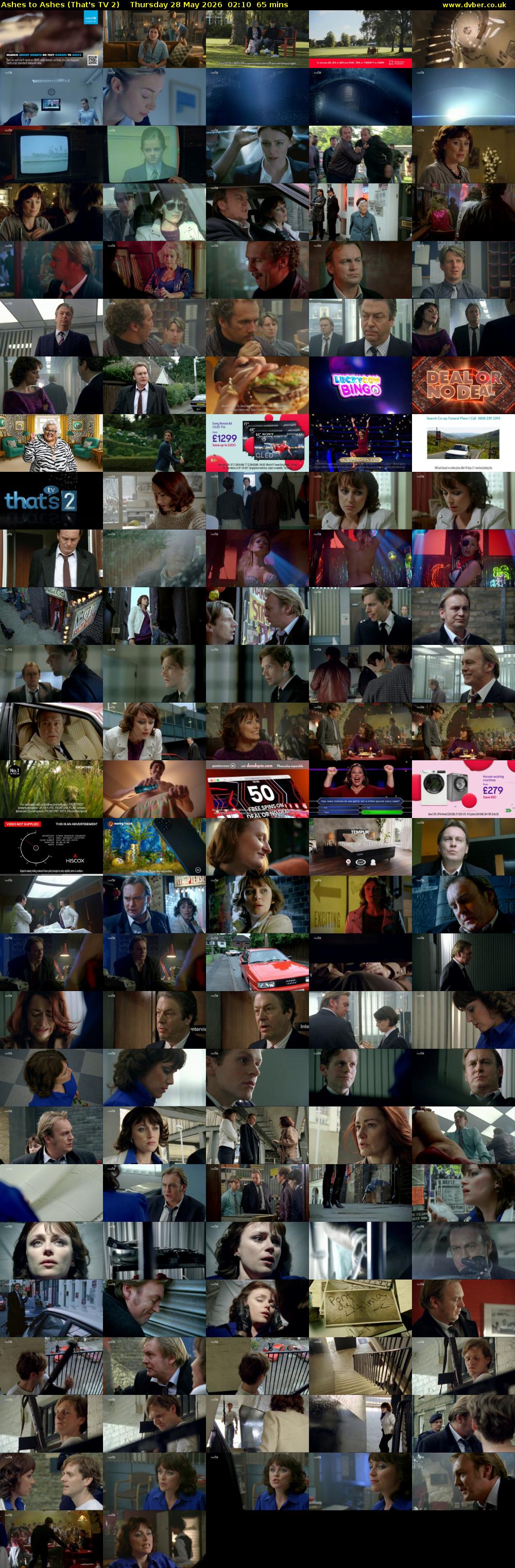 Ashes to Ashes (That's TV 2) Thursday 28 May 2026 02:10 - 03:15