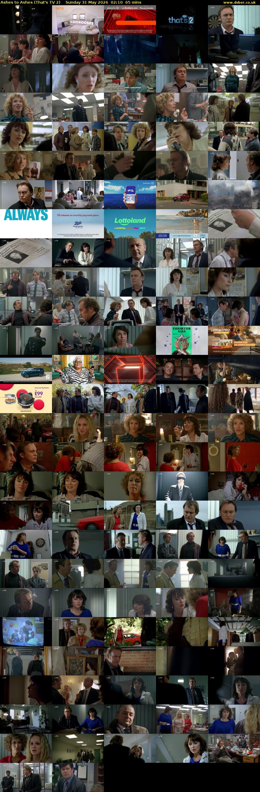 Ashes to Ashes (That's TV 2) Sunday 31 May 2026 02:10 - 03:15
