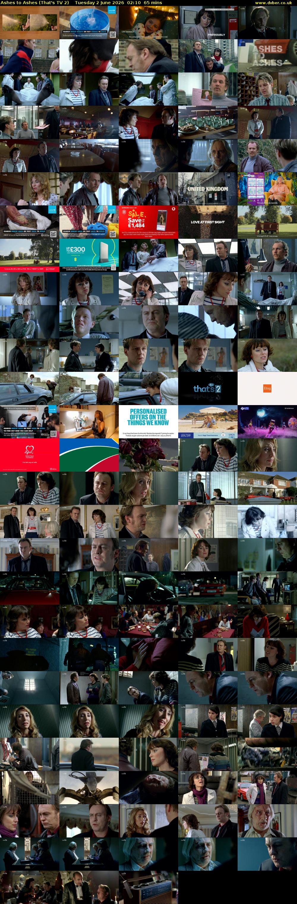 Ashes to Ashes (That's TV 2) Tuesday 2 June 2026 02:10 - 03:15
