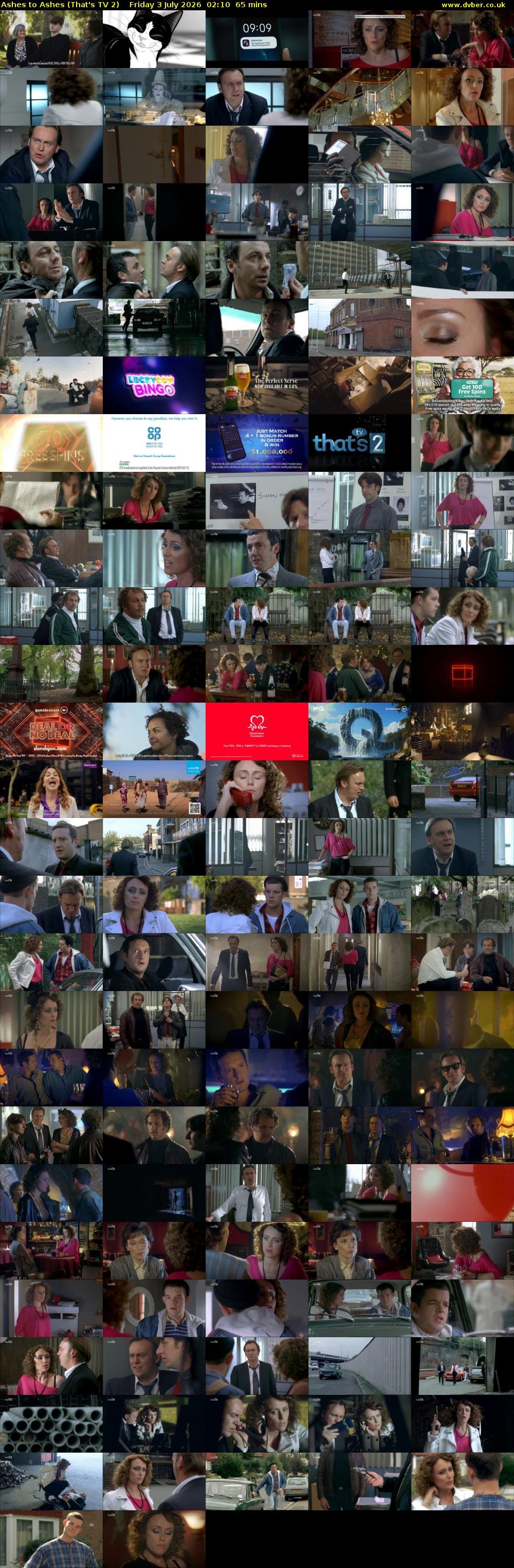 Ashes to Ashes (That's TV 2) Friday 3 July 2026 02:10 - 03:15