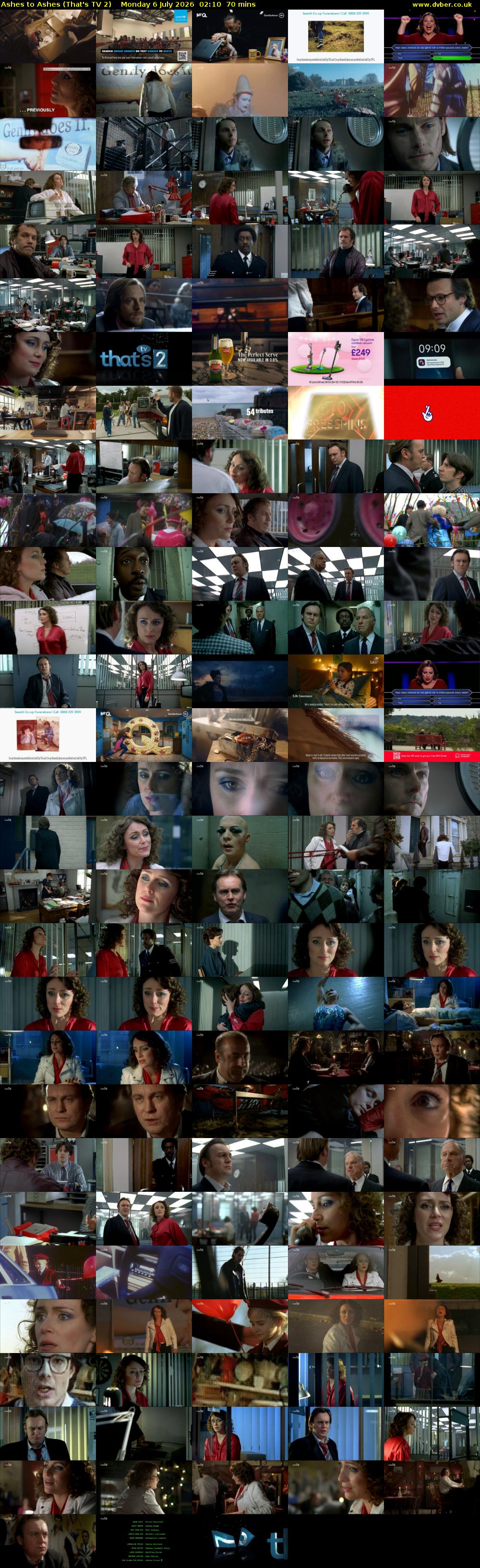Ashes to Ashes (That's TV 2) Monday 6 July 2026 02:10 - 03:20