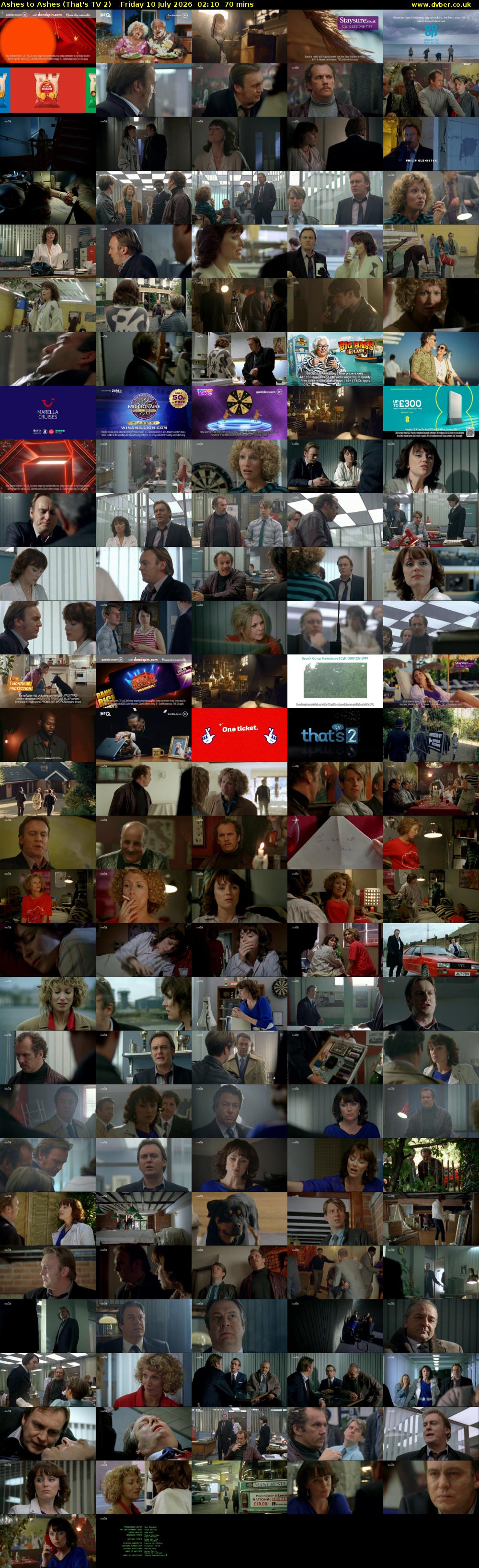 Ashes to Ashes (That's TV 2) Friday 10 July 2026 02:10 - 03:20