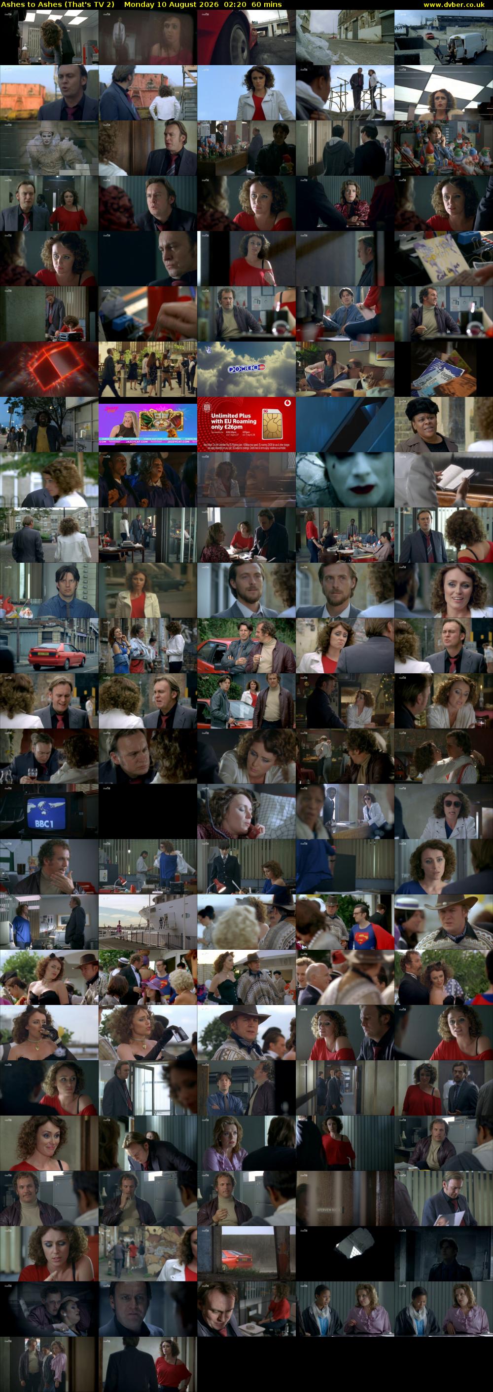 Ashes to Ashes (That's TV 2) Monday 10 August 2026 02:20 - 03:20