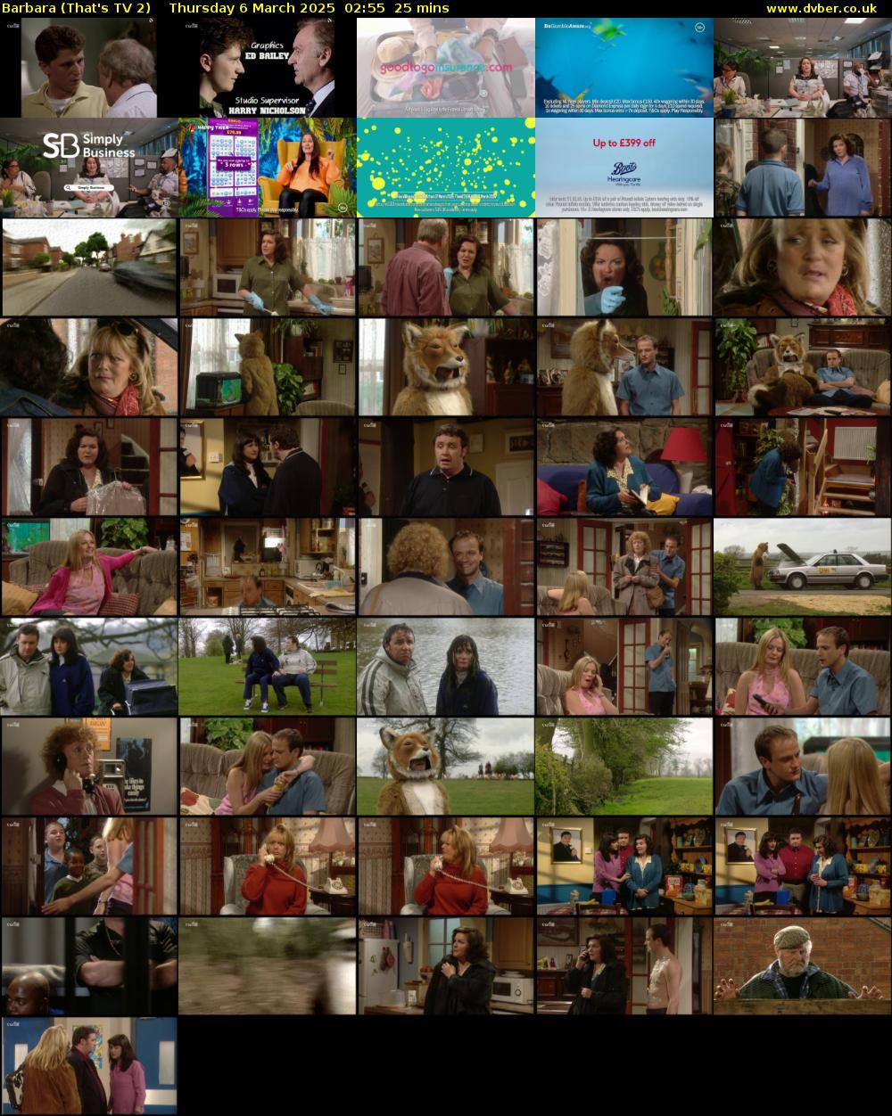 Barbara (That's TV 2) Thursday 6 March 2025 02:55 - 03:20
