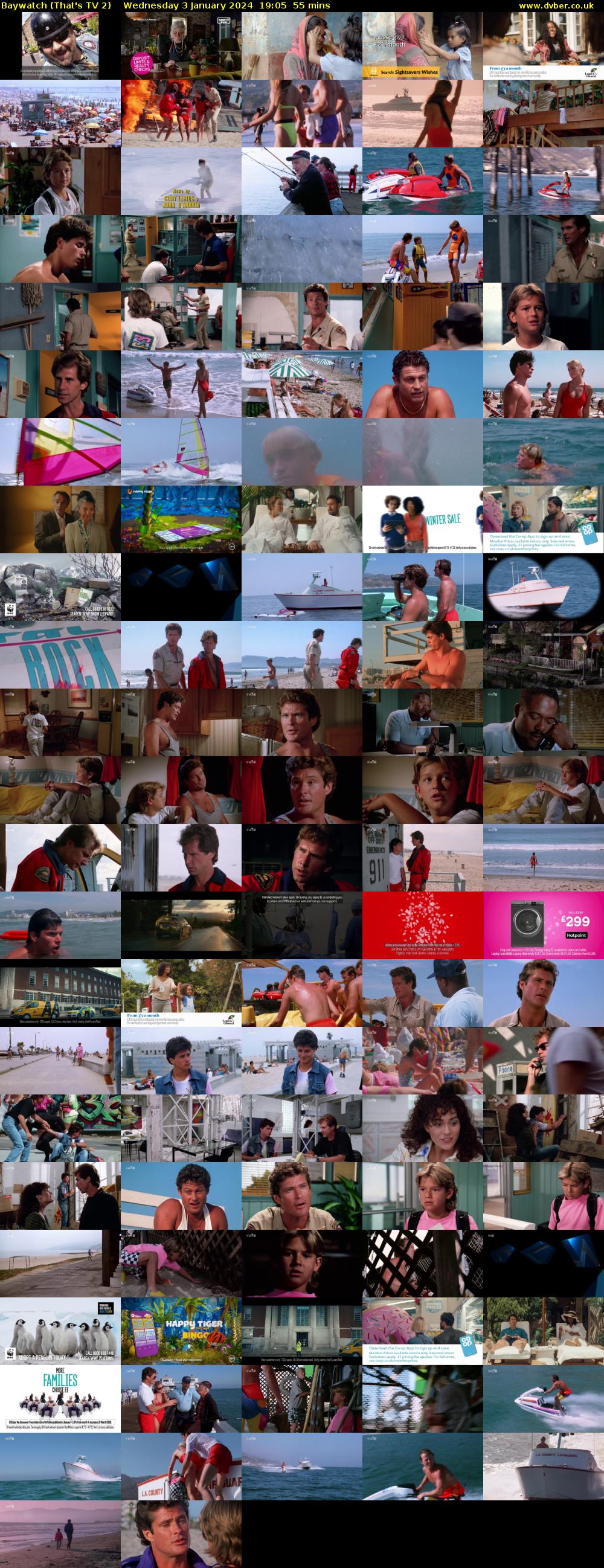 Baywatch (That's TV 2) Wednesday 3 January 2024 19:05 - 20:00