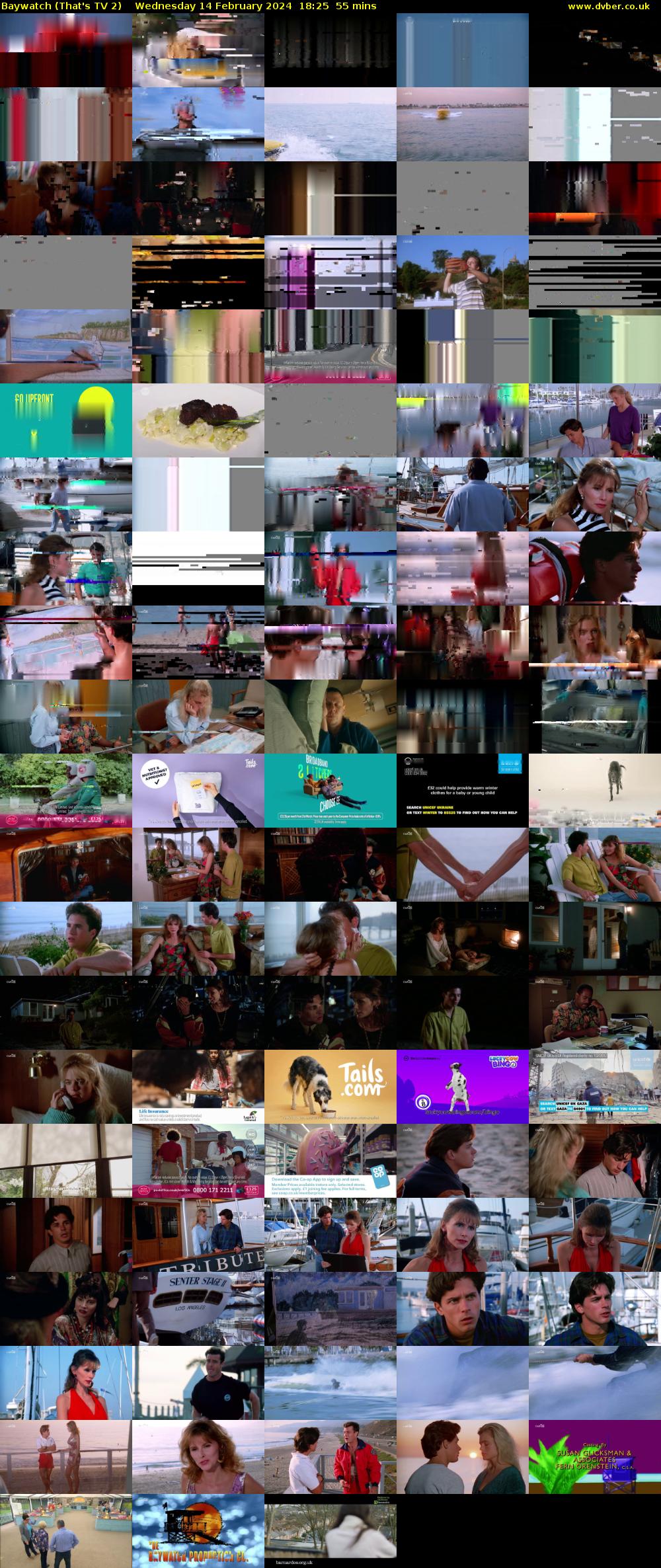 Baywatch (That's TV 2) Wednesday 14 February 2024 18:25 - 19:20
