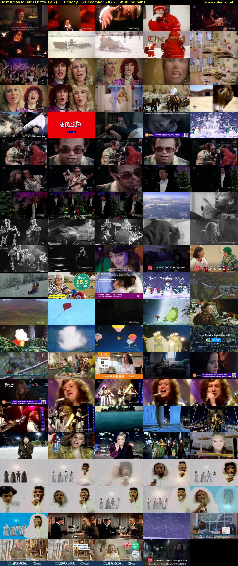 Best Xmas Music (That's TV 2) Tuesday 16 December 2025 09:00 - 10:00