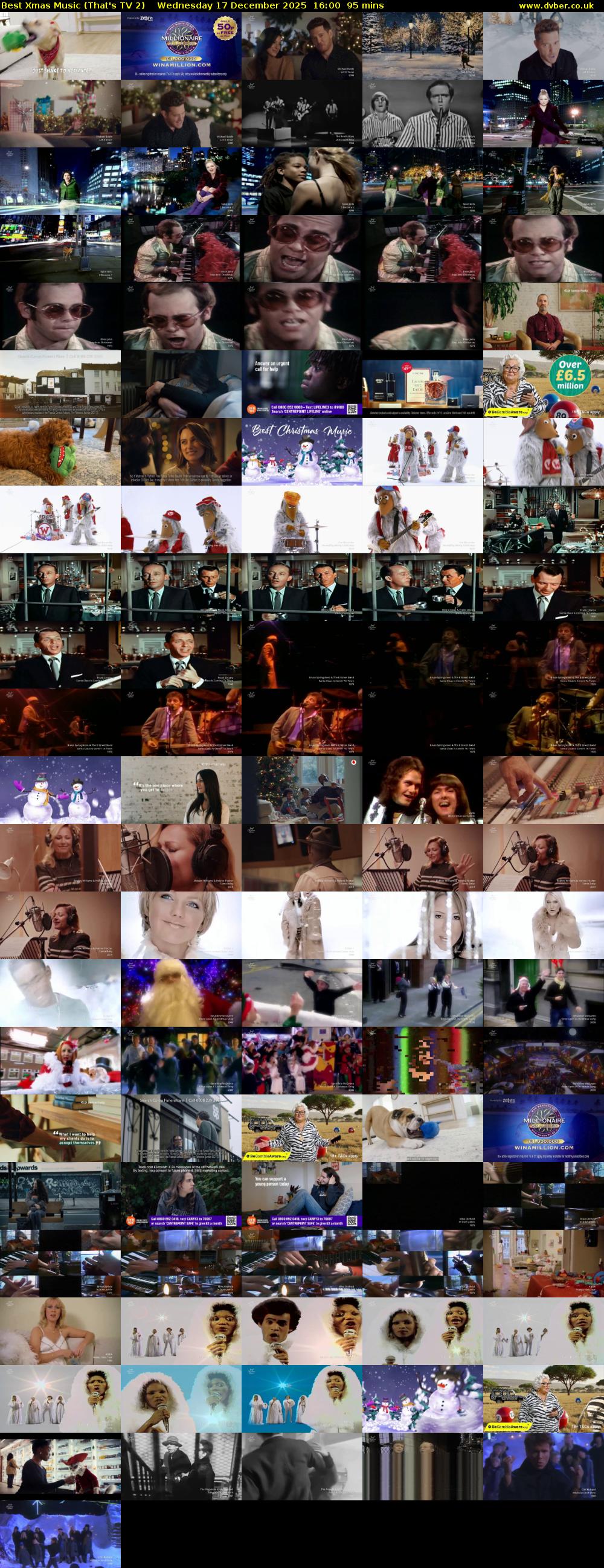 Best Xmas Music (That's TV 2) Wednesday 17 December 2025 16:00 - 17:35