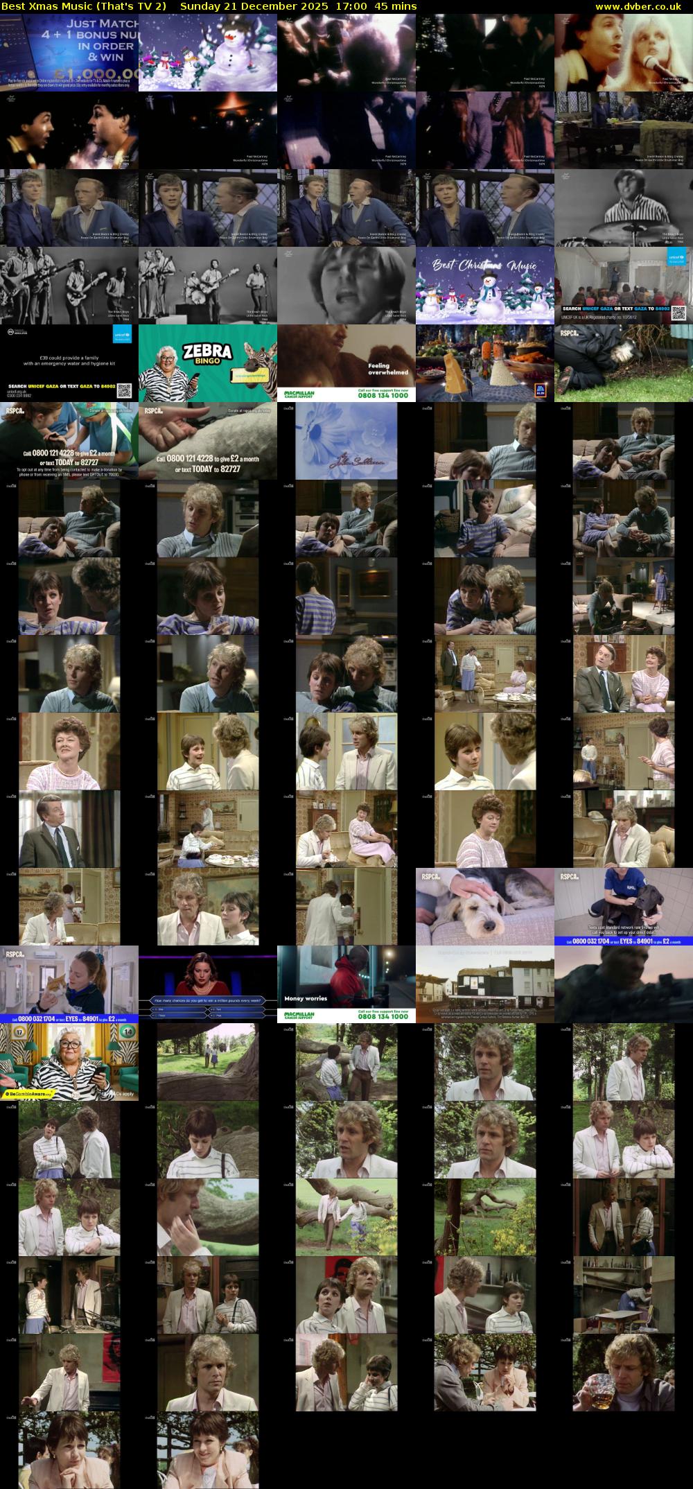 Best Xmas Music (That's TV 2) Sunday 21 December 2025 17:00 - 17:45