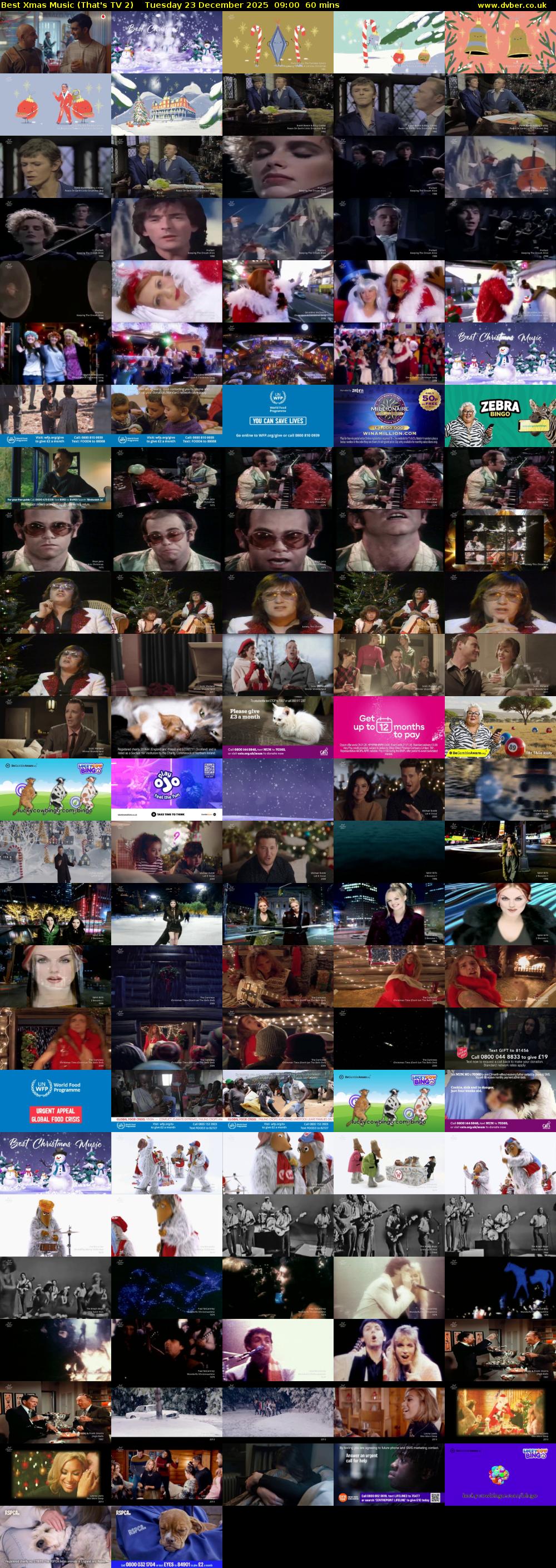 Best Xmas Music (That's TV 2) Tuesday 23 December 2025 09:00 - 10:00