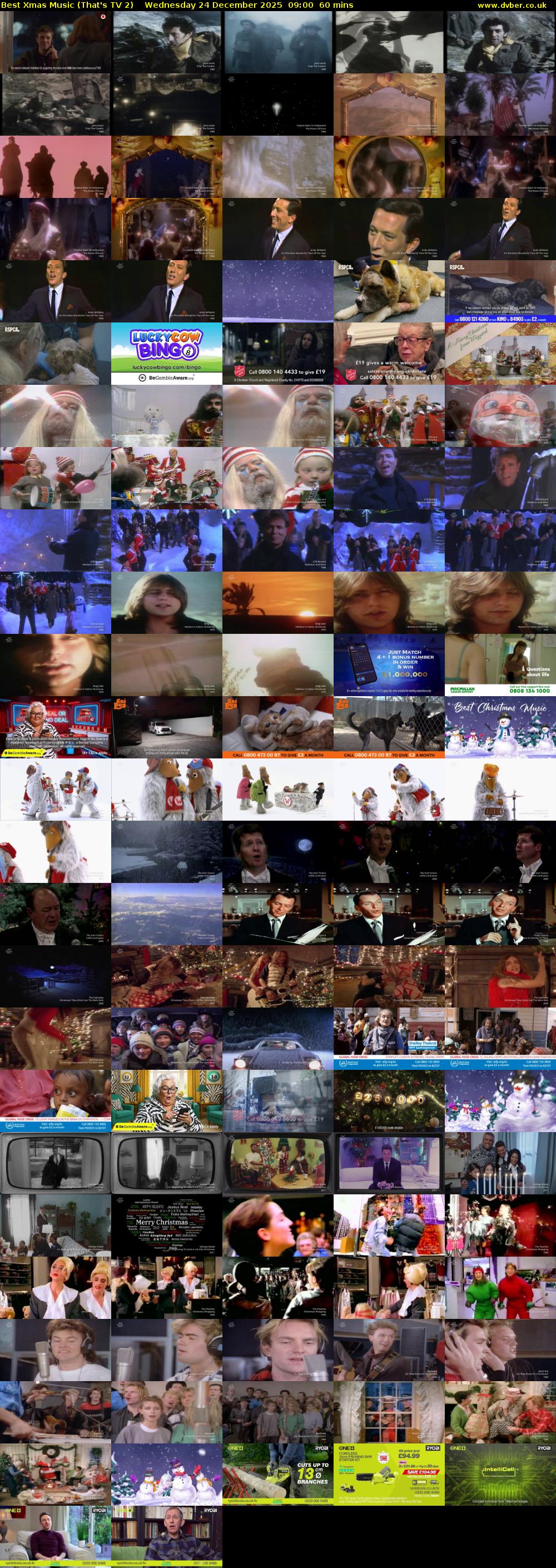 Best Xmas Music (That's TV 2) Wednesday 24 December 2025 09:00 - 10:00