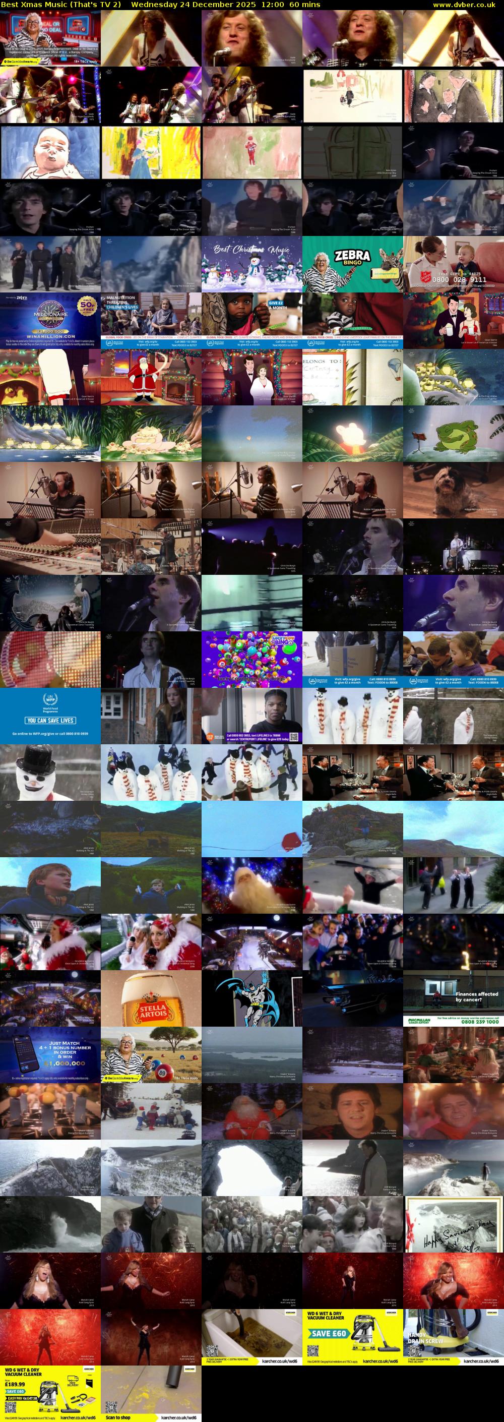 Best Xmas Music (That's TV 2) Wednesday 24 December 2025 12:00 - 13:00