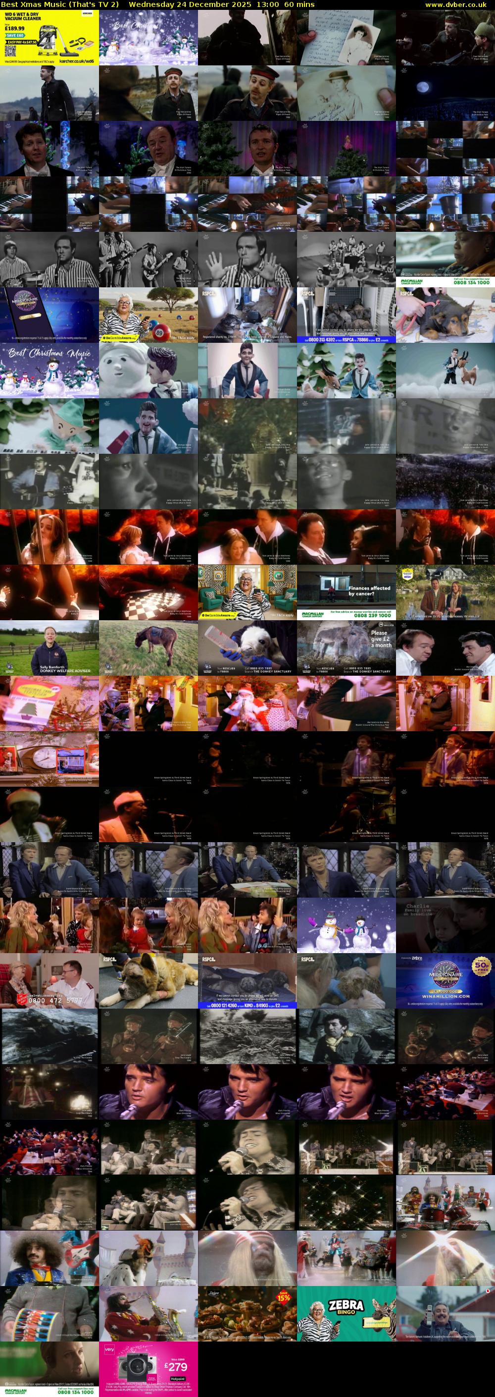 Best Xmas Music (That's TV 2) Wednesday 24 December 2025 13:00 - 14:00