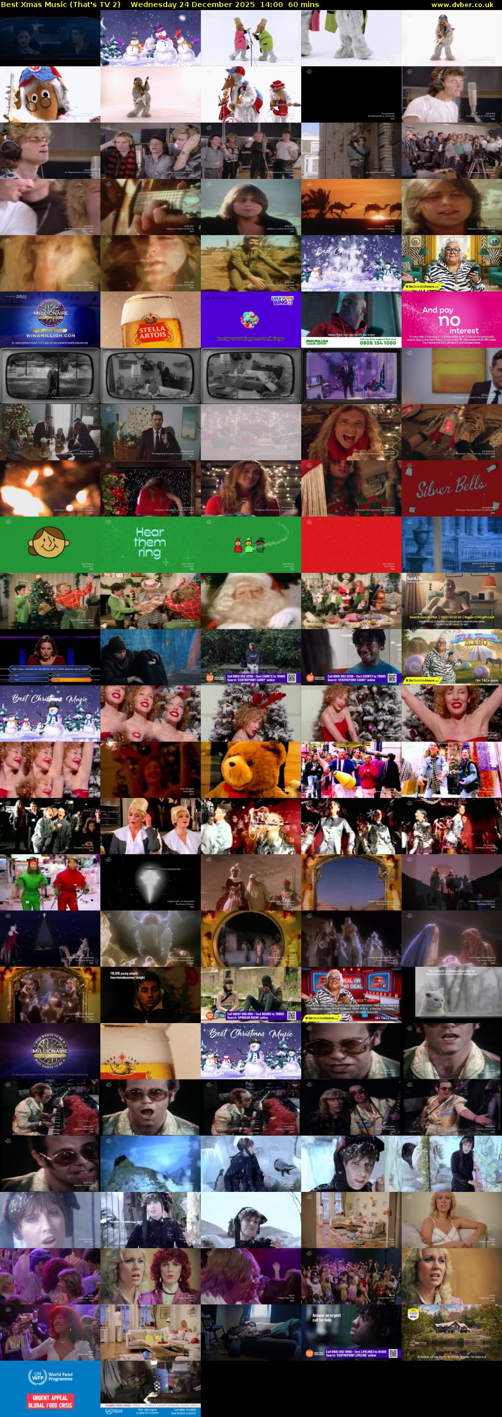 Best Xmas Music (That's TV 2) Wednesday 24 December 2025 14:00 - 15:00