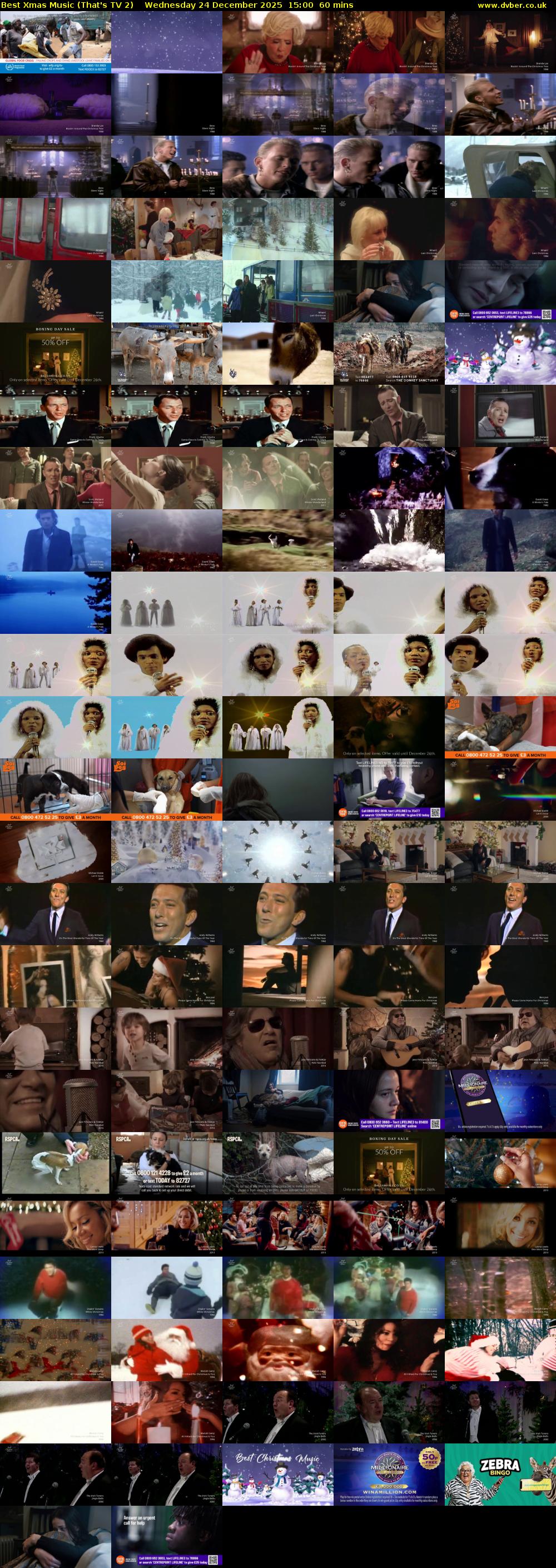 Best Xmas Music (That's TV 2) Wednesday 24 December 2025 15:00 - 16:00