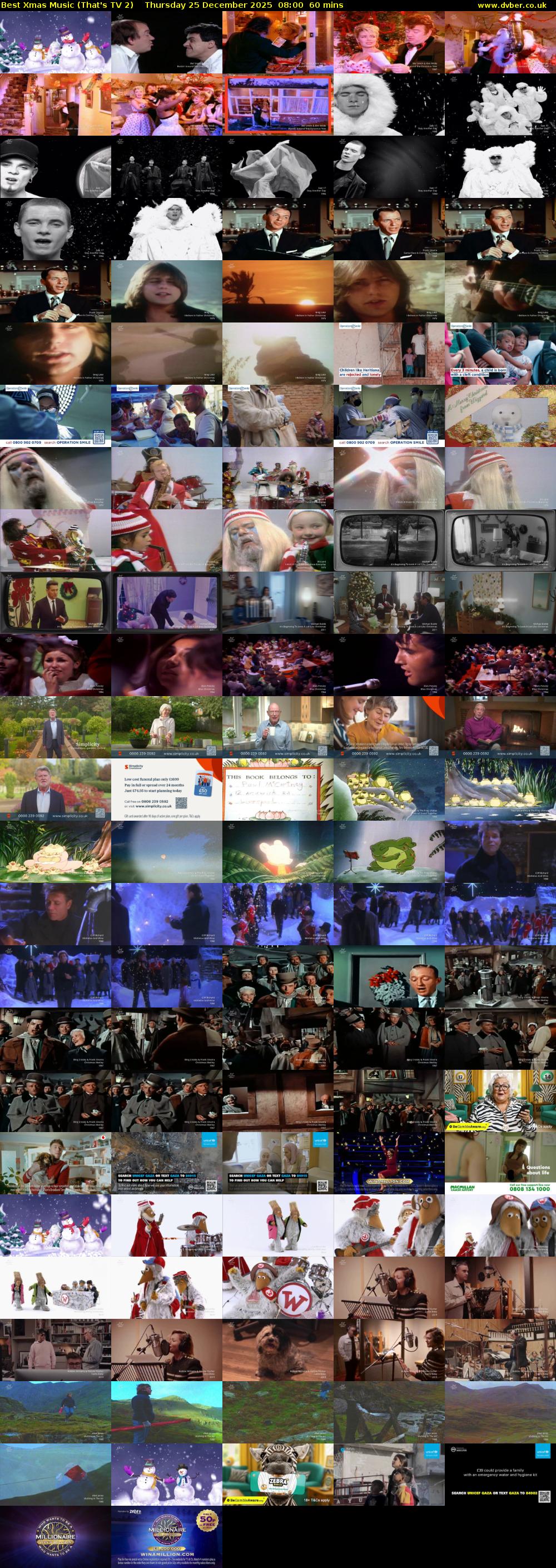 Best Xmas Music (That's TV 2) Thursday 25 December 2025 08:00 - 09:00