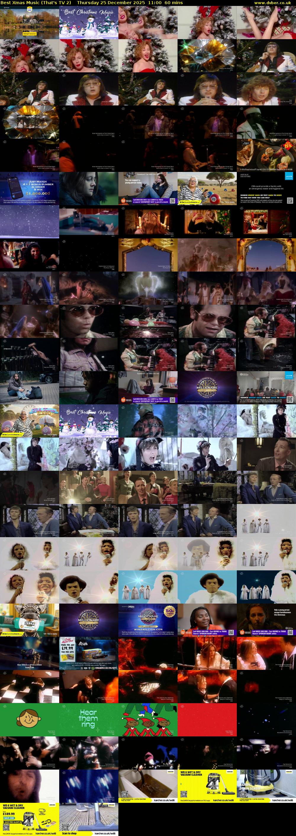 Best Xmas Music (That's TV 2) Thursday 25 December 2025 11:00 - 12:00