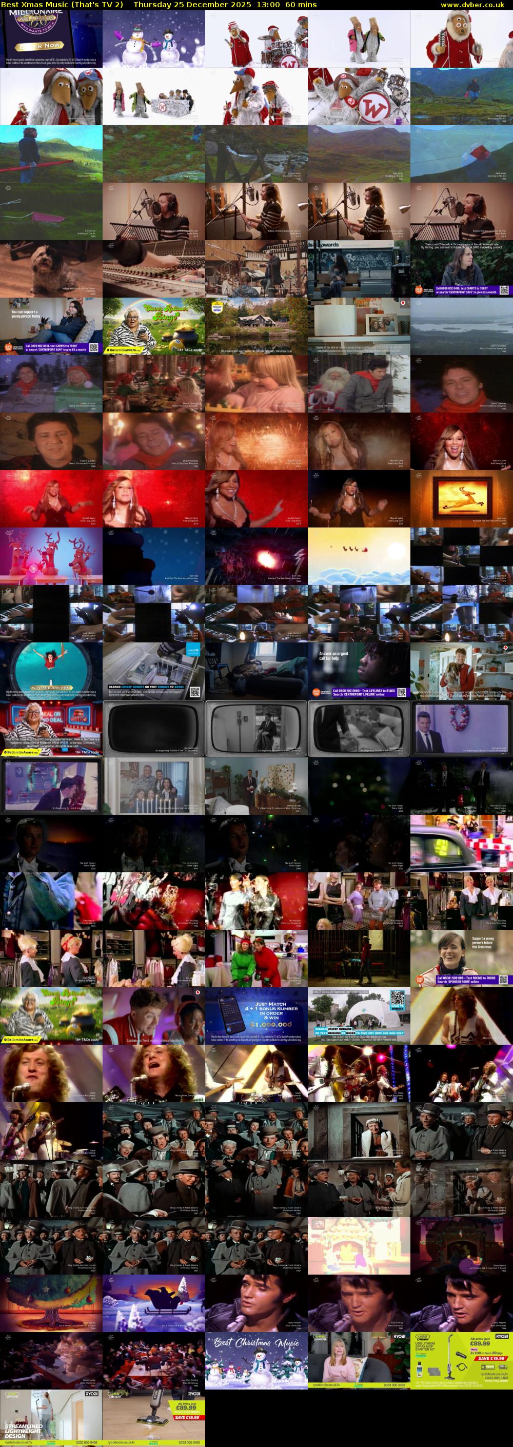 Best Xmas Music (That's TV 2) Thursday 25 December 2025 13:00 - 14:00