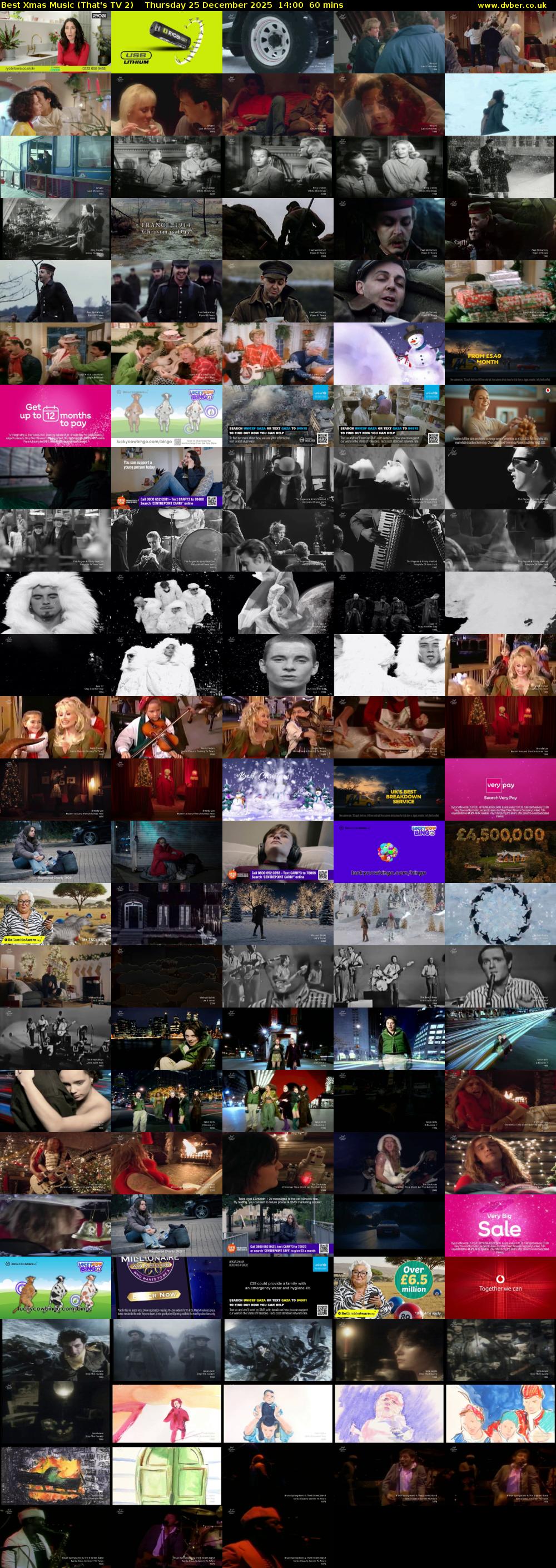 Best Xmas Music (That's TV 2) Thursday 25 December 2025 14:00 - 15:00