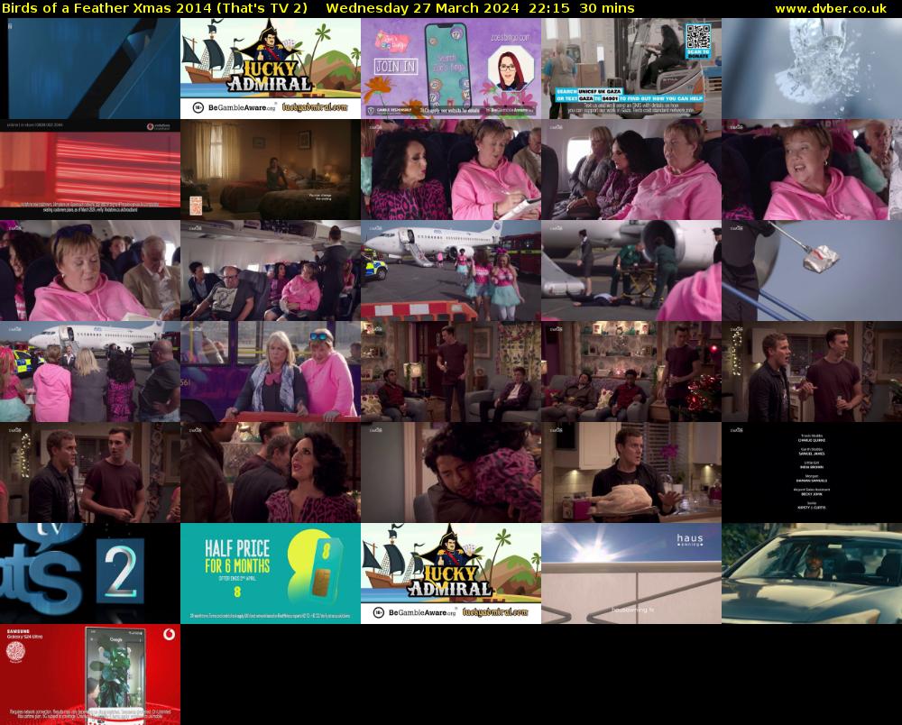 Birds of a Feather Xmas 2014 (That's TV 2) Wednesday 27 March 2024 22:15 - 22:45