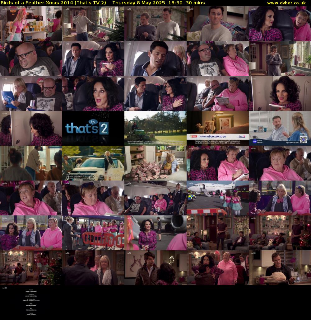 Birds of a Feather Xmas 2014 (That's TV 2) Thursday 8 May 2025 18:50 - 19:20