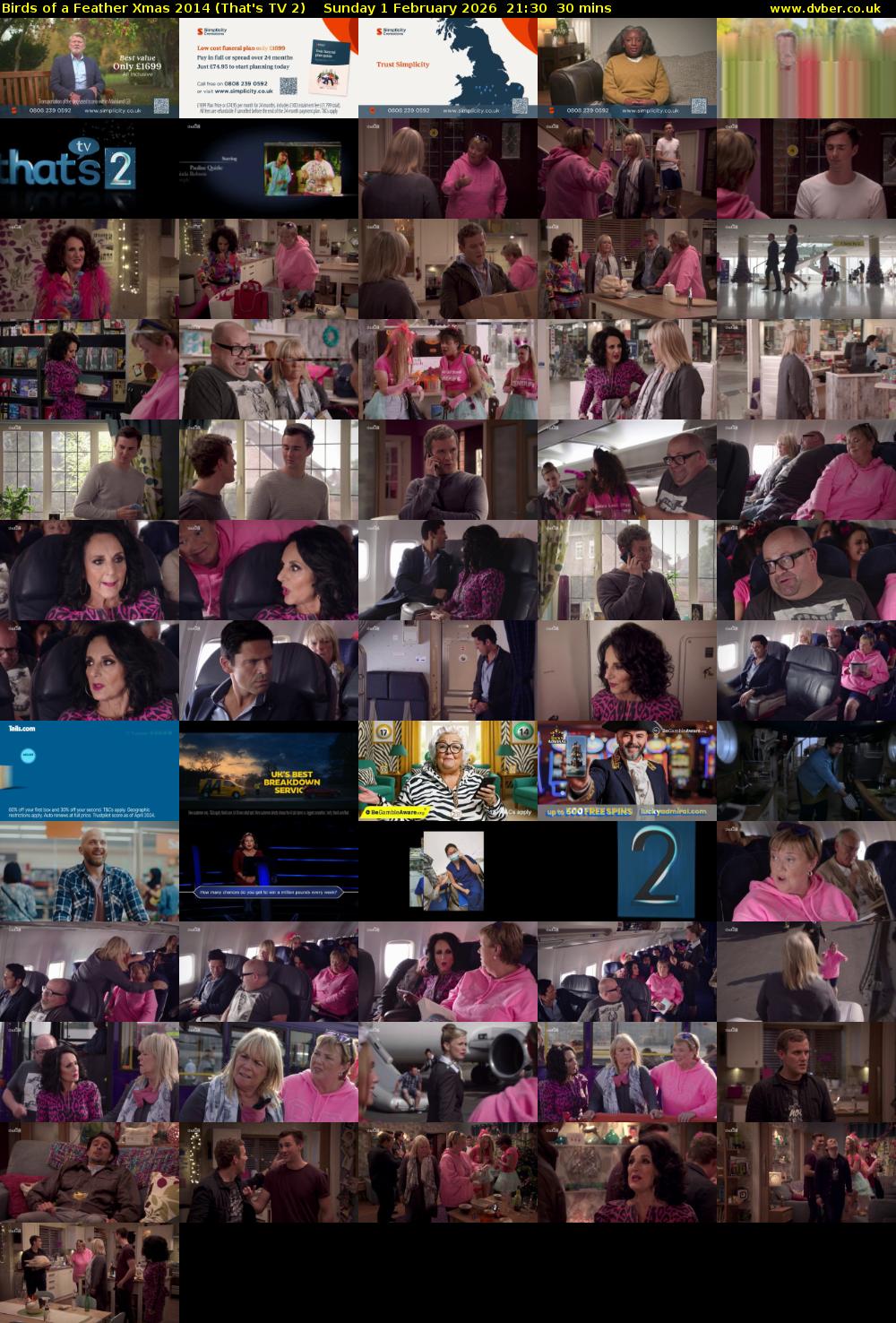 Birds of a Feather Xmas 2014 (That's TV 2) Sunday 1 February 2026 21:30 - 22:00