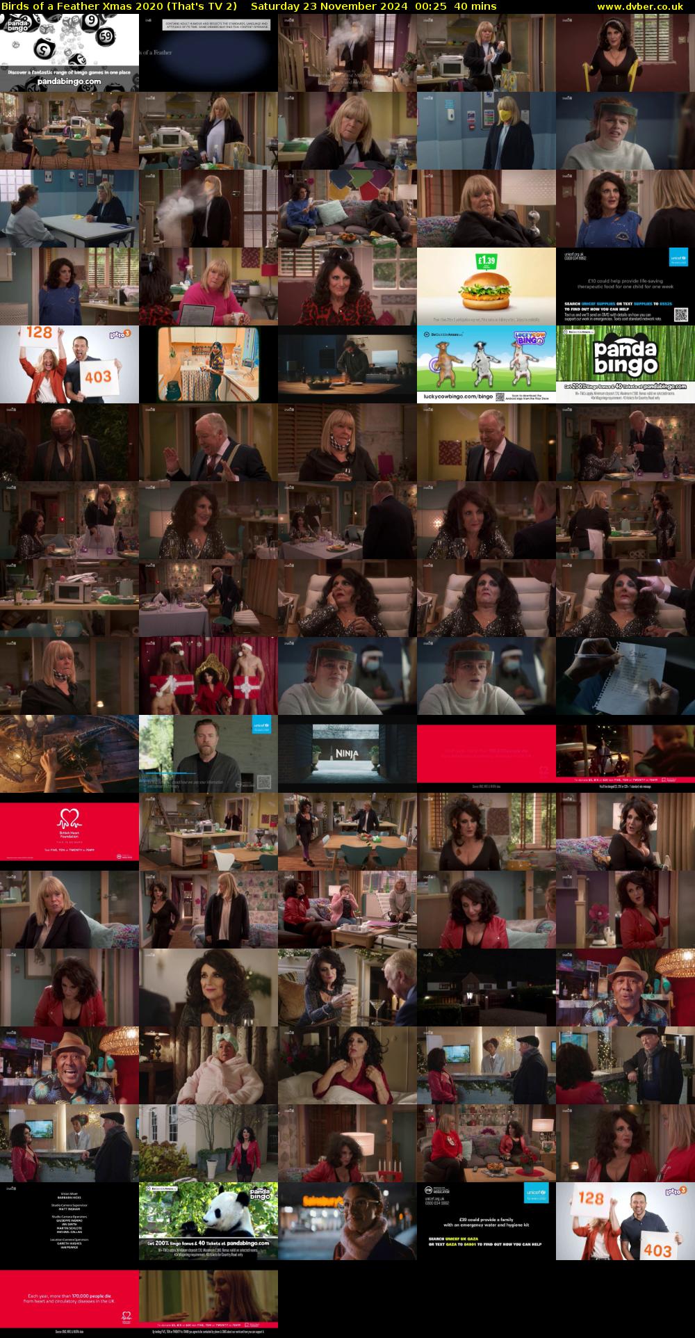 Birds of a Feather Xmas 2020 (That's TV 2) Saturday 23 November 2024 00:25 - 01:05