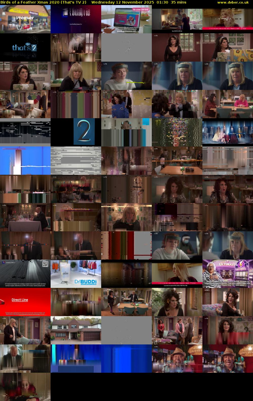 Birds of a Feather Xmas 2020 (That's TV 2) Wednesday 12 November 2025 01:30 - 02:05