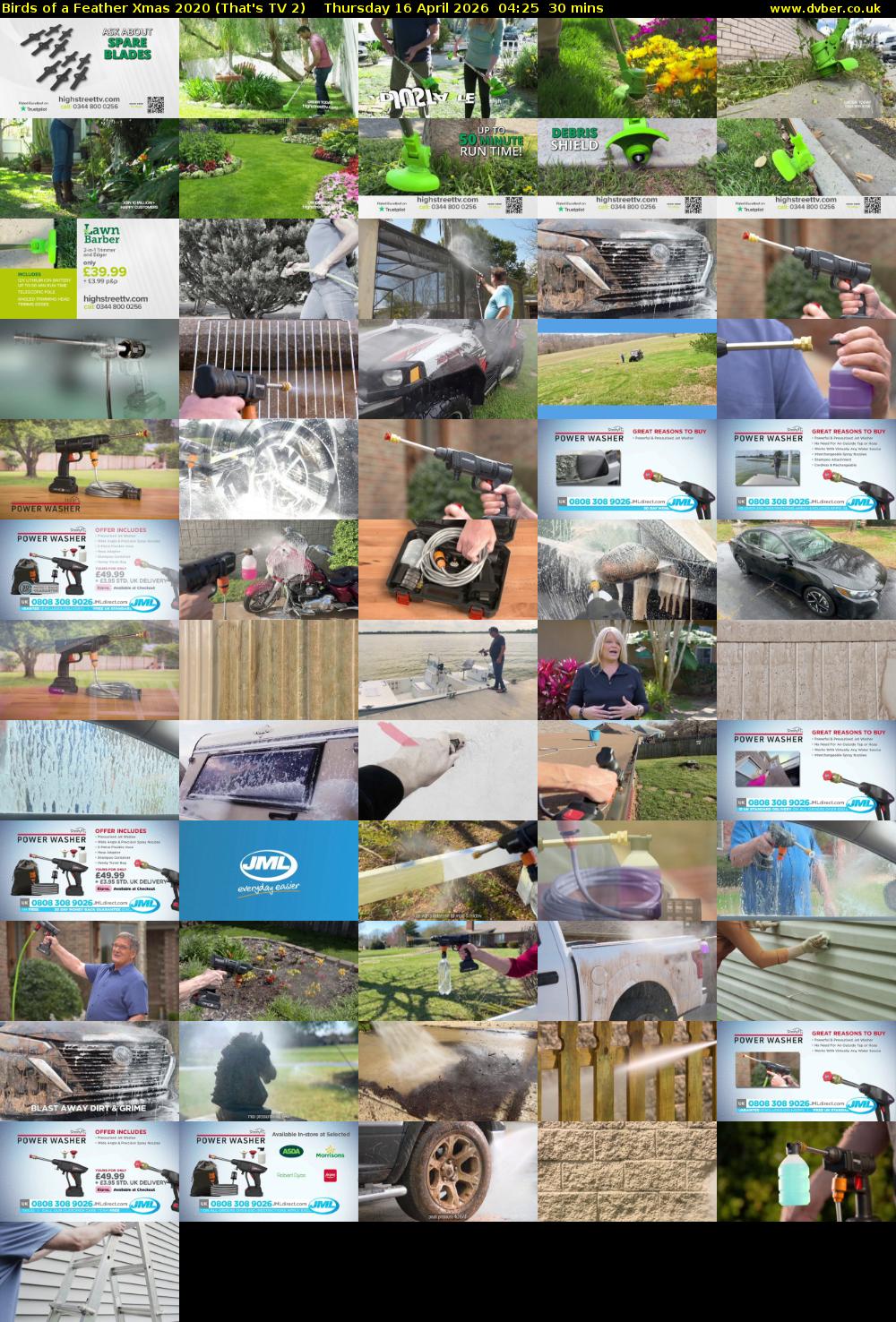 Birds of a Feather Xmas 2020 (That's TV 2) Thursday 16 April 2026 04:25 - 04:55