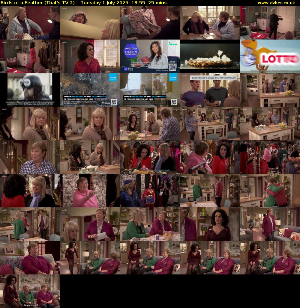 Birds of a Feather (That's TV 2) Tuesday 1 July 2025 18:55 - 19:20