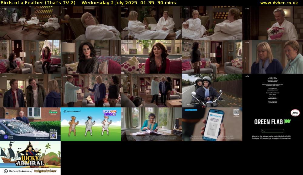 Birds of a Feather (That's TV 2) Wednesday 2 July 2025 01:35 - 02:05