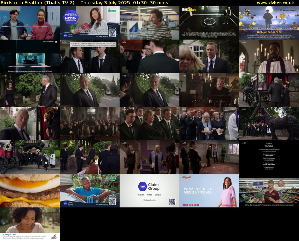 Birds of a Feather (That's TV 2) Thursday 3 July 2025 01:30 - 02:00