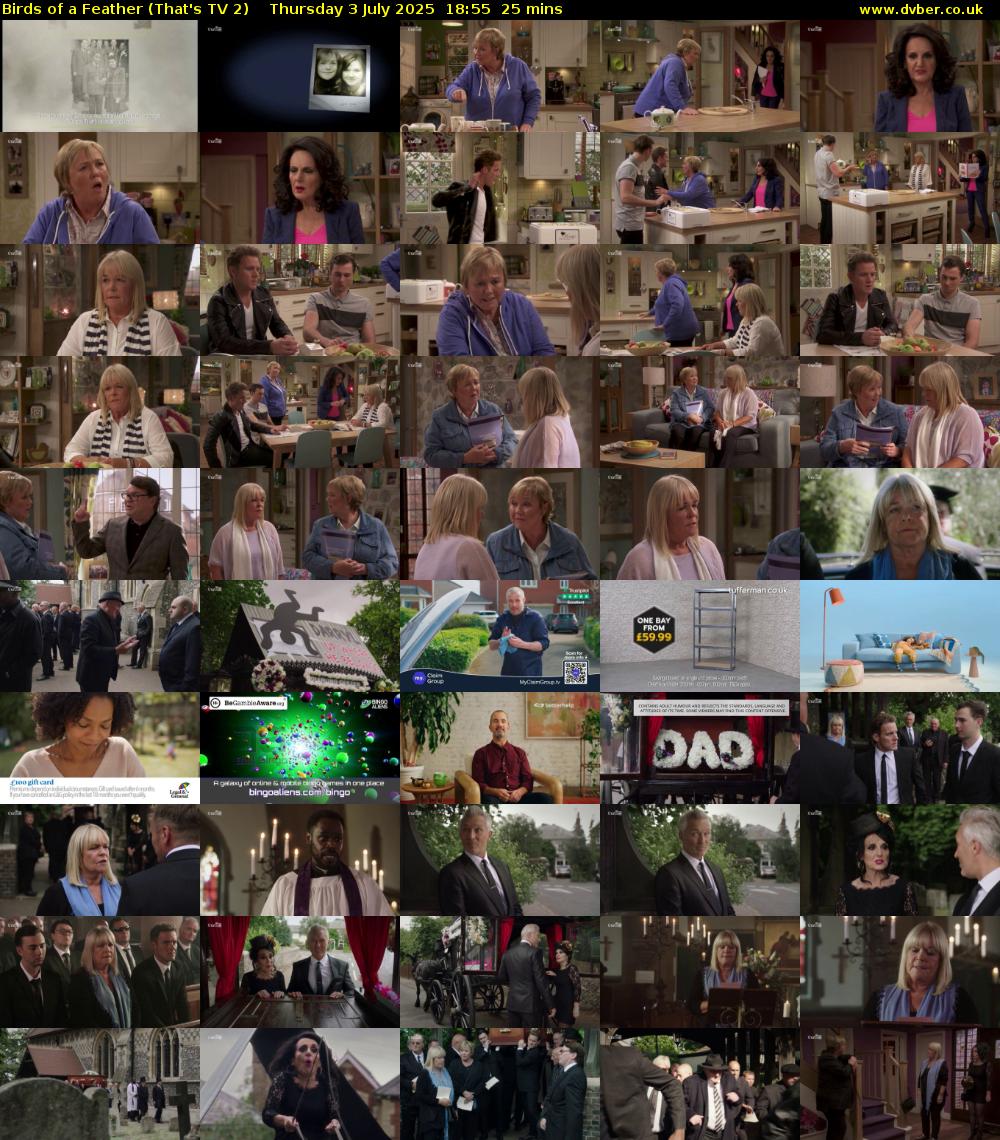 Birds of a Feather (That's TV 2) Thursday 3 July 2025 18:55 - 19:20