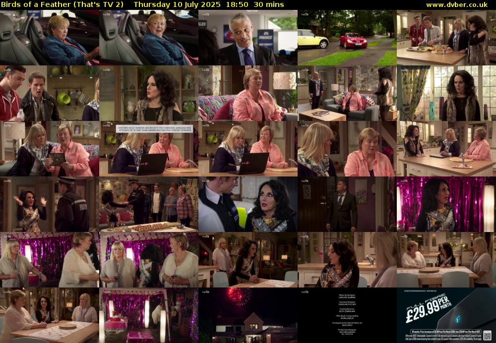 Birds of a Feather (That's TV 2) Thursday 10 July 2025 18:50 - 19:20