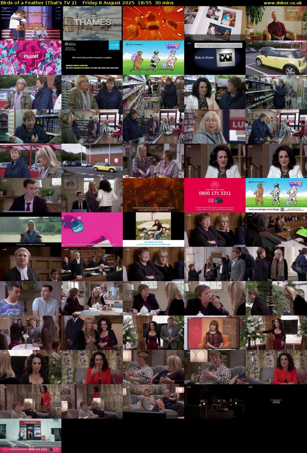 Birds of a Feather (That's TV 2) Friday 8 August 2025 18:55 - 19:25