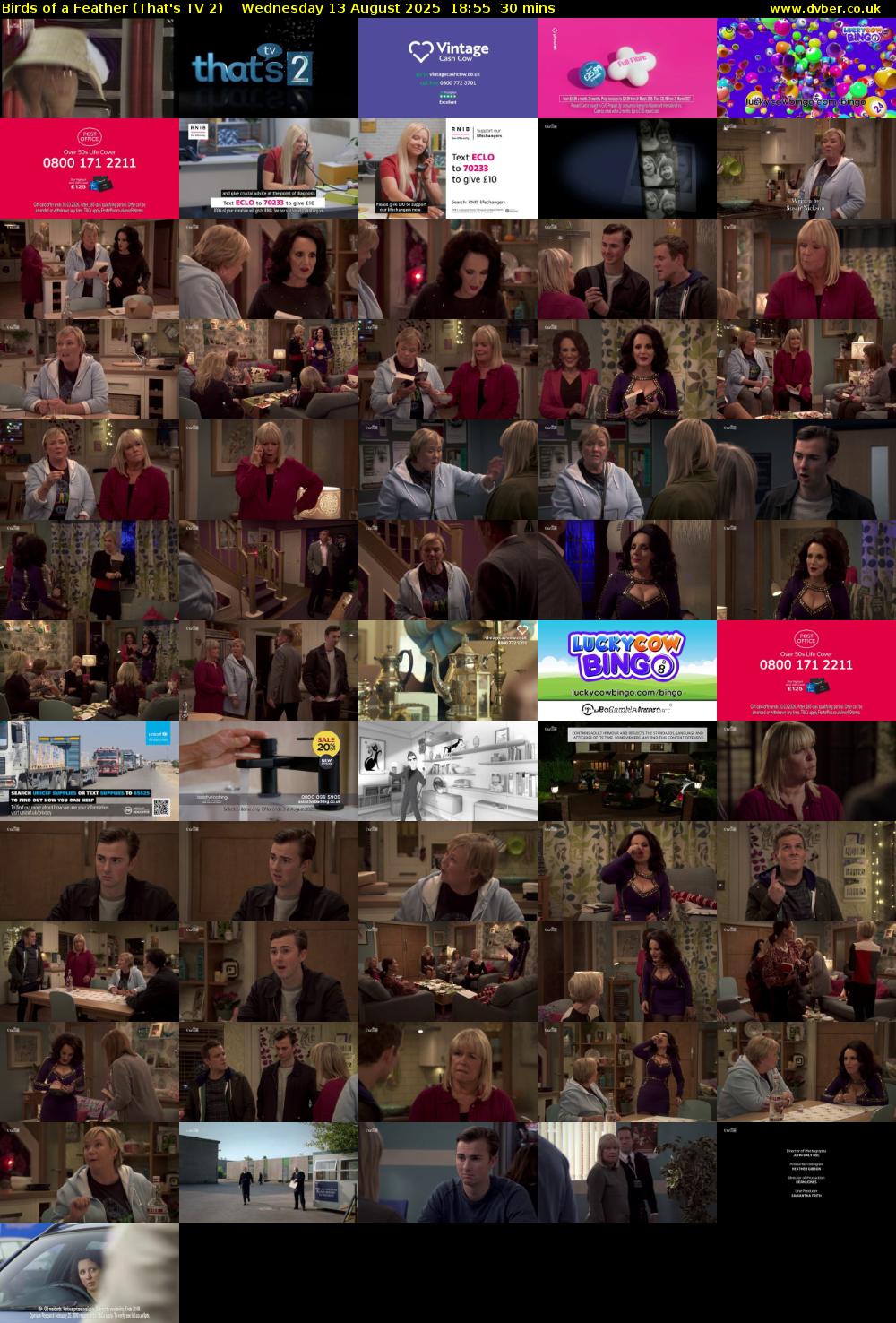 Birds of a Feather (That's TV 2) Wednesday 13 August 2025 18:55 - 19:25