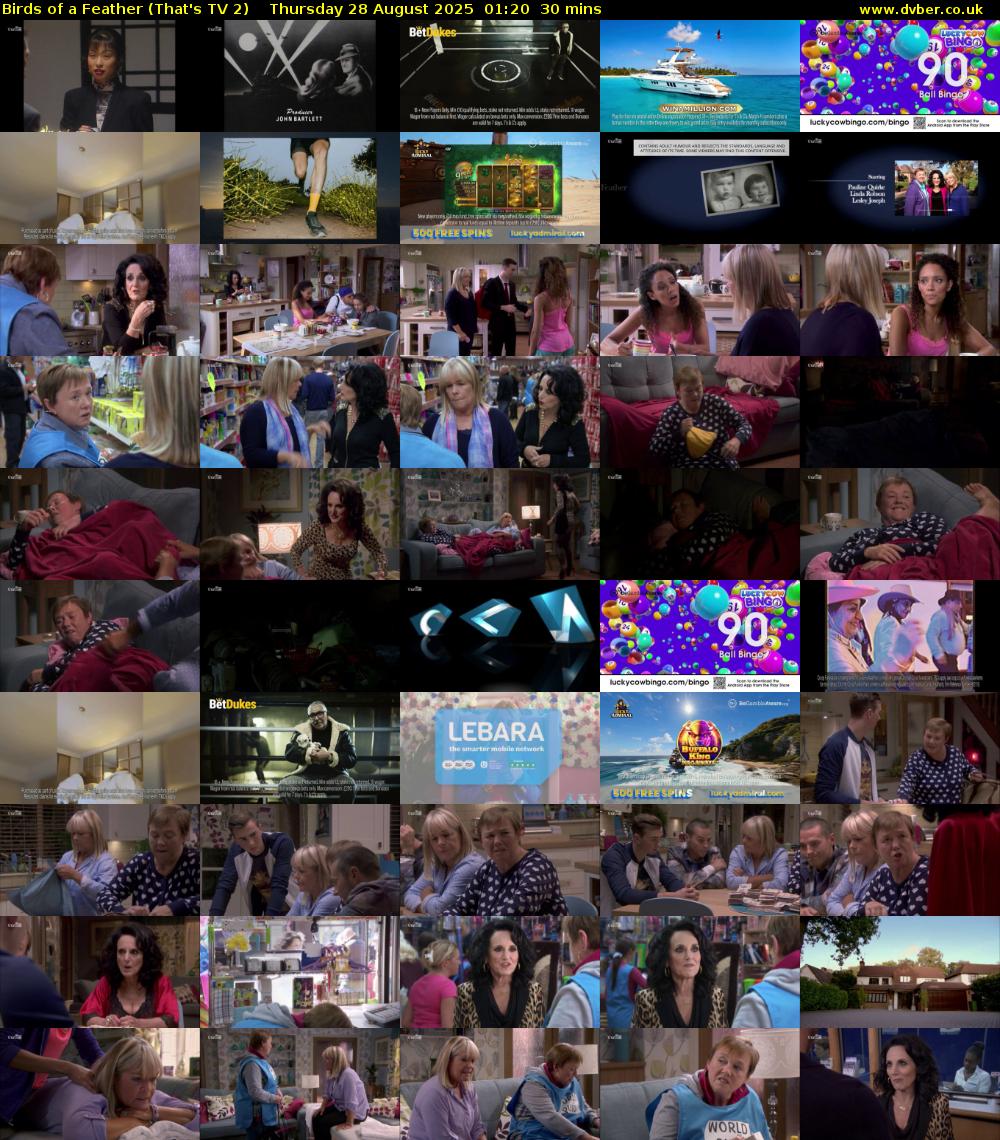 Birds of a Feather (That's TV 2) Thursday 28 August 2025 01:20 - 01:50