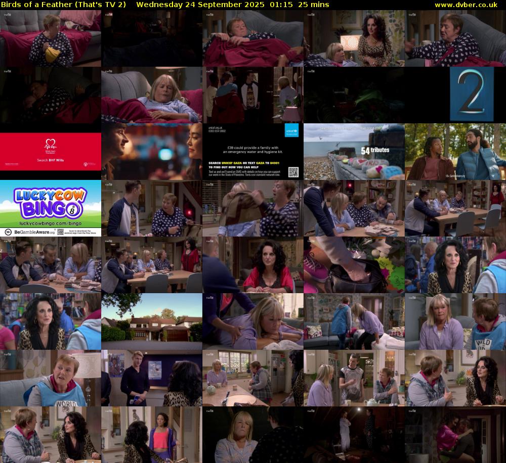 Birds of a Feather (That's TV 2) Wednesday 24 September 2025 01:15 - 01:40