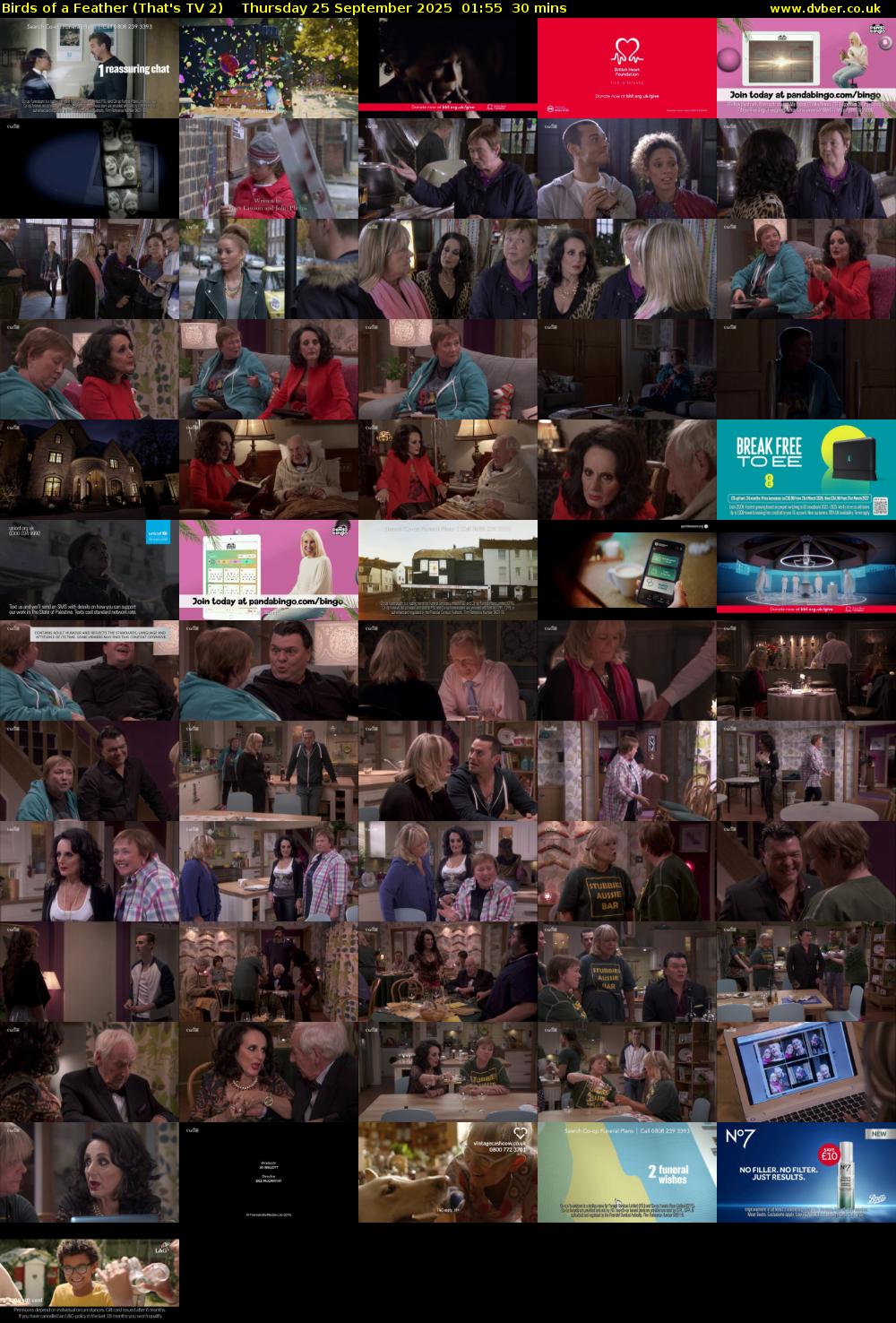 Birds of a Feather (That's TV 2) Thursday 25 September 2025 01:55 - 02:25