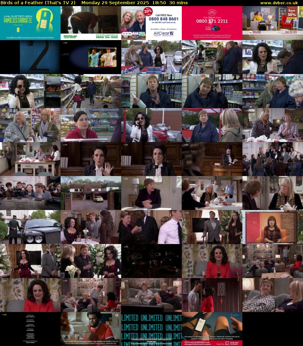 Birds of a Feather (That's TV 2) Monday 29 September 2025 18:50 - 19:20