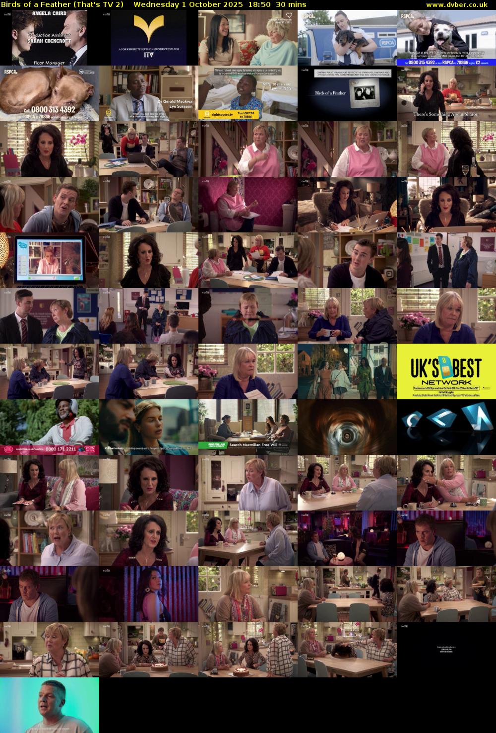 Birds of a Feather (That's TV 2) Wednesday 1 October 2025 18:50 - 19:20