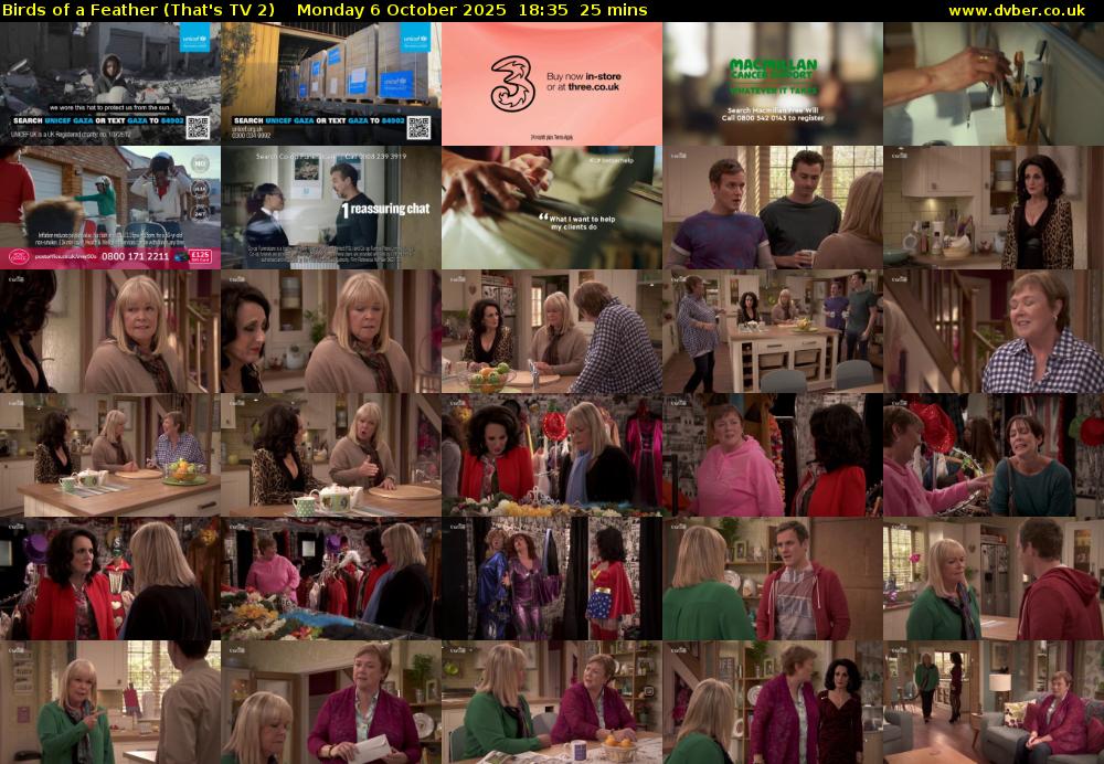 Birds of a Feather (That's TV 2) Monday 6 October 2025 18:35 - 19:00