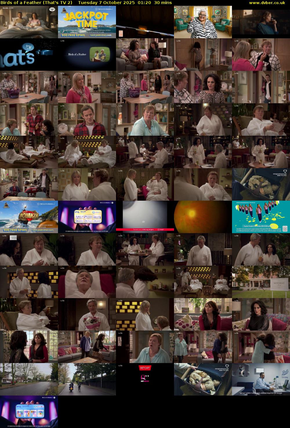 Birds of a Feather (That's TV 2) Tuesday 7 October 2025 01:20 - 01:50