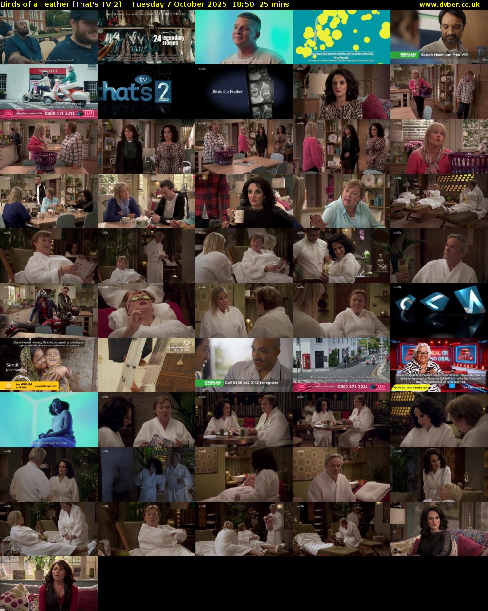 Birds of a Feather (That's TV 2) Tuesday 7 October 2025 18:50 - 19:15