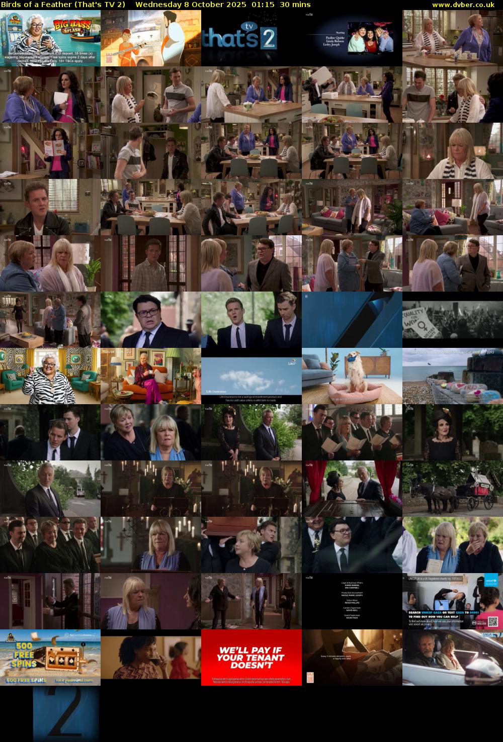 Birds of a Feather (That's TV 2) Wednesday 8 October 2025 01:15 - 01:45