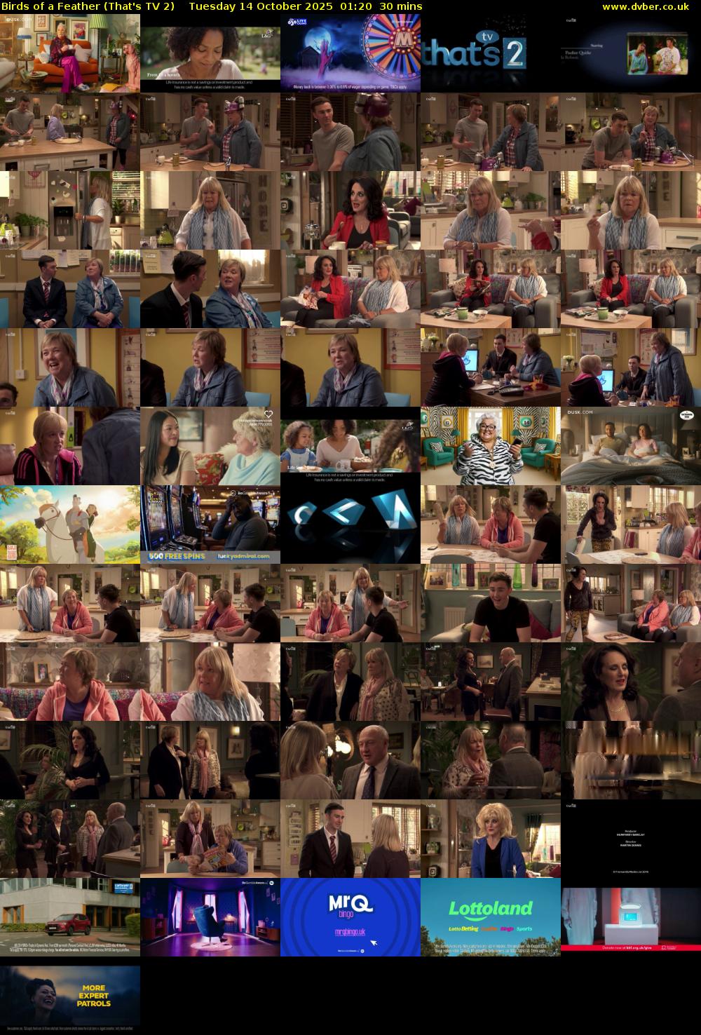 Birds of a Feather (That's TV 2) Tuesday 14 October 2025 01:20 - 01:50